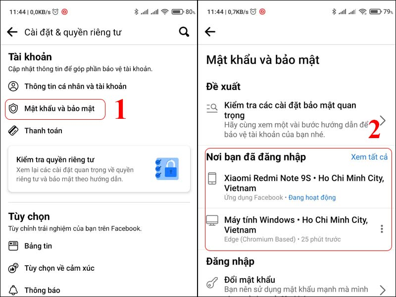 Cách đăng xuất Facebook, Messenger trên thiết bị khác từ xa cực nhanh