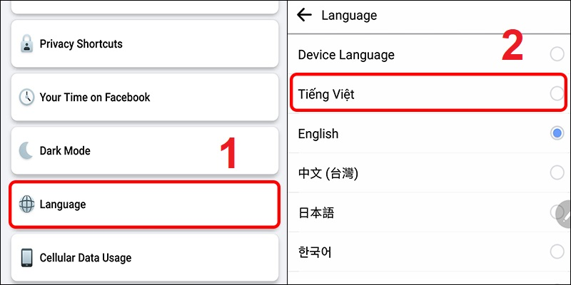 [Video] Cách đổi ngôn ngữ Facebook trên điện thoại, máy tính cực dễ