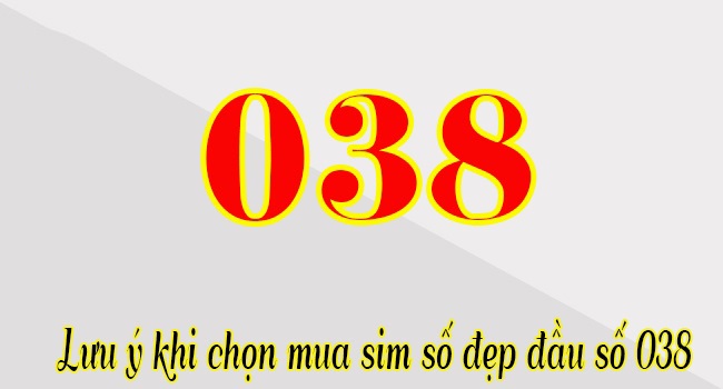 038 là mạng gì? Lưu ý khi chọn mua sim số đẹp đầu số 038