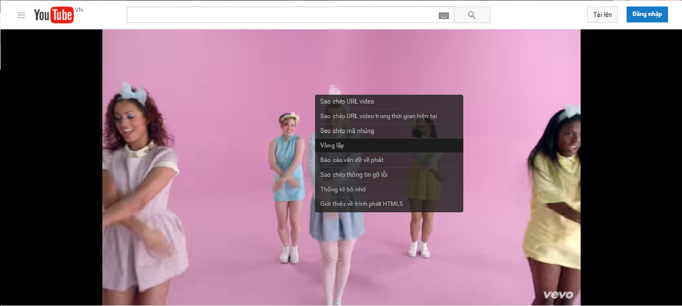 Mẹo để Youtube tự động phát lại video?