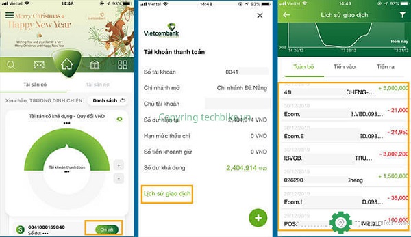 Hướng dẫn cách xem lịch sử giao dịch Vietcombank nhanh nhất