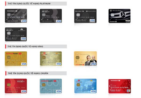 Phí thường niên thẻ ngân hàng TechcomBank bao nhiêu?
