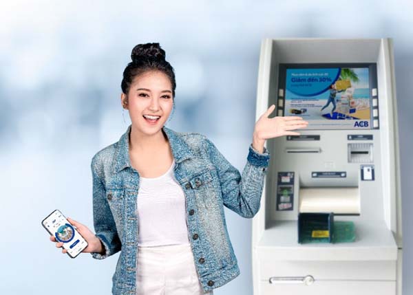 Hướng dẫn rút tiền ngân hàng ACB không cần thẻ tại ATM