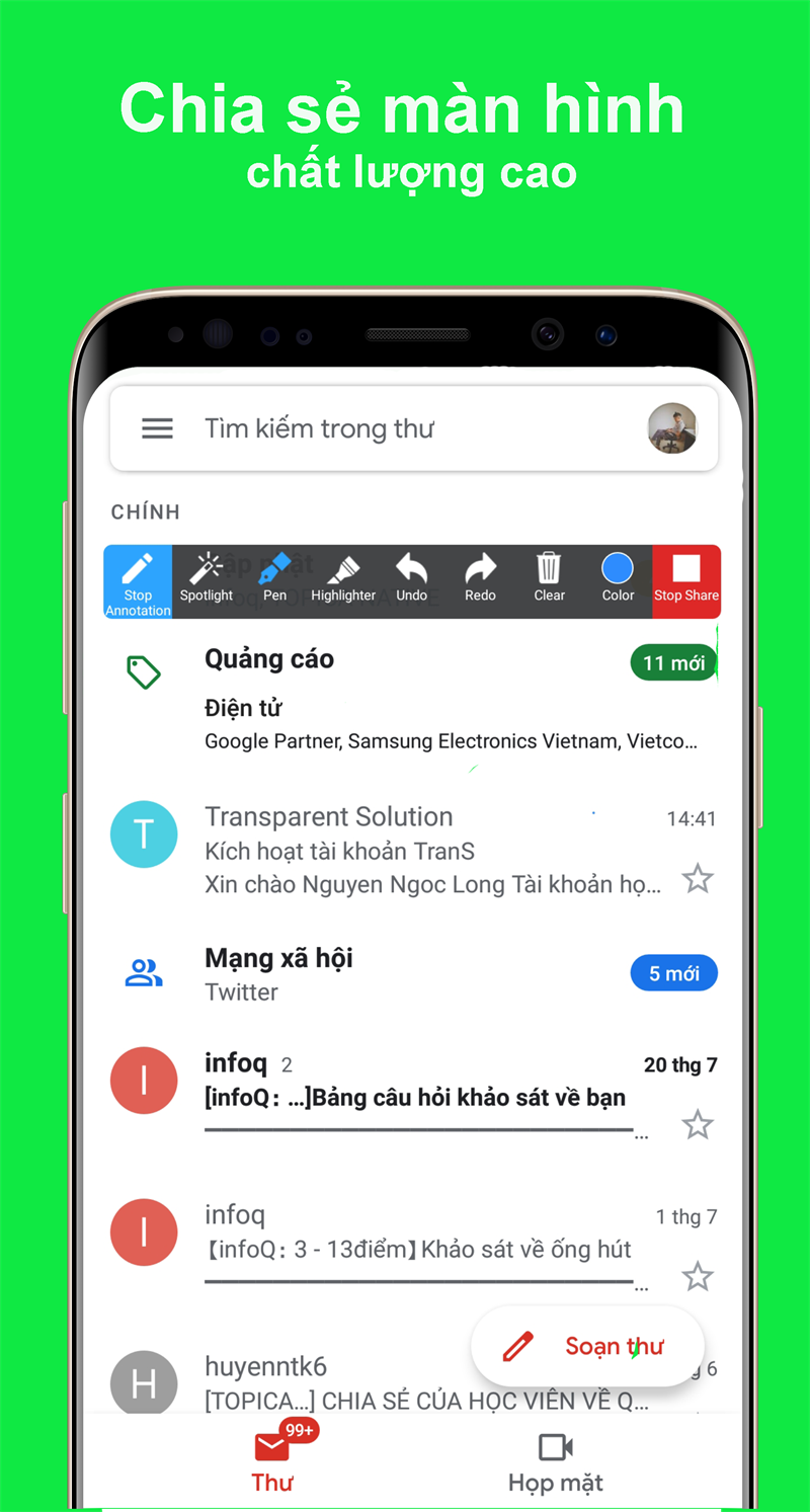 Trans - Ứng dụng, phần mềm họp, học trực tuyến miễn phí