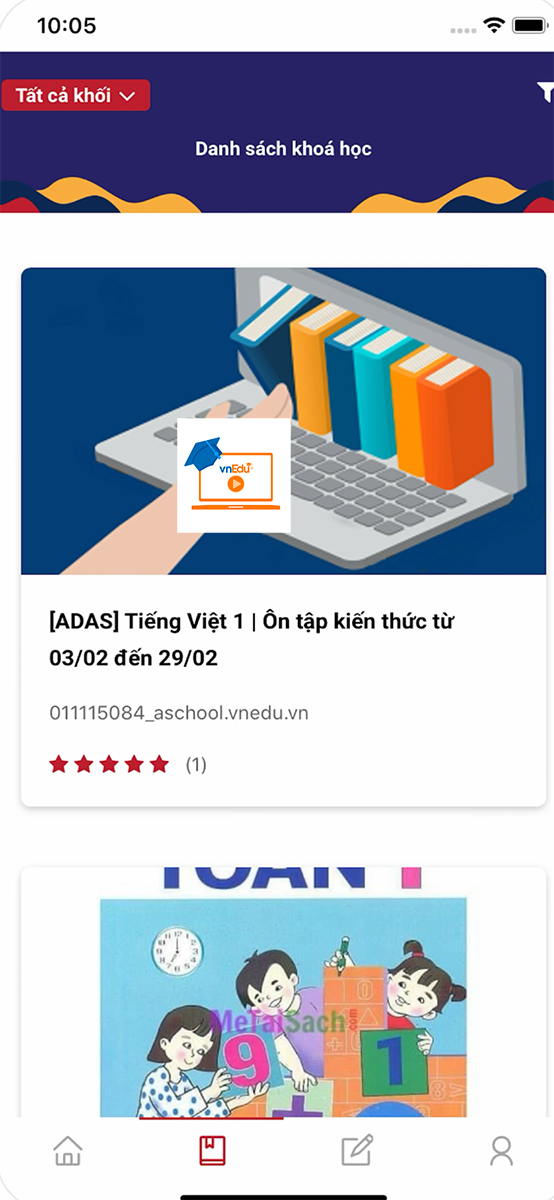 vnEdu LMS: Ứng dụng học online, thi trực tuyến cho học sinh