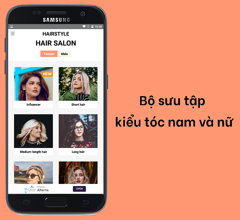 Ứng dụng Thử Kiểu tóc Mới: Tạo mẫu tóc theo sở thích