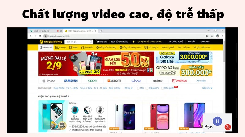 Google Meet: App họp trực tuyến, học online không giới hạn người tham gia