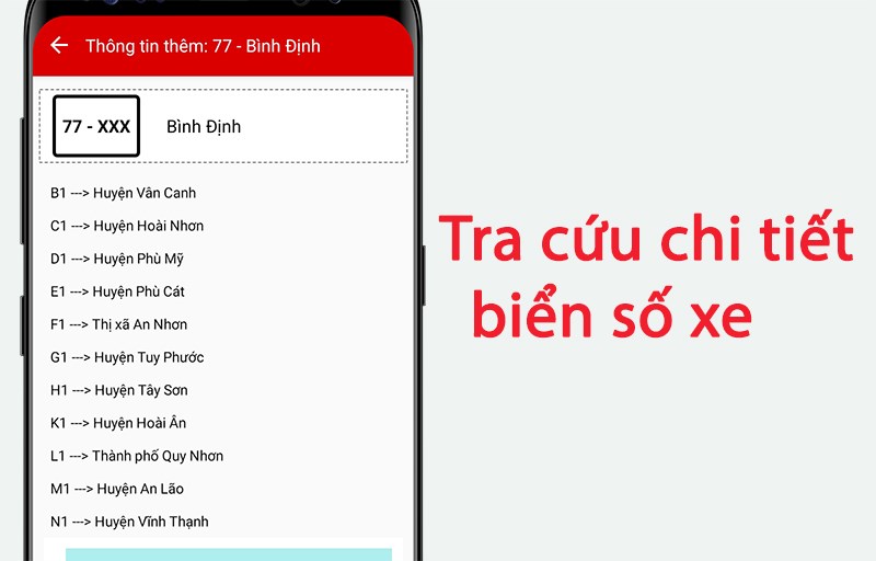 Biển số xe - Ứng dụng tra cứu biển số xe máy, ô tô toàn quốc