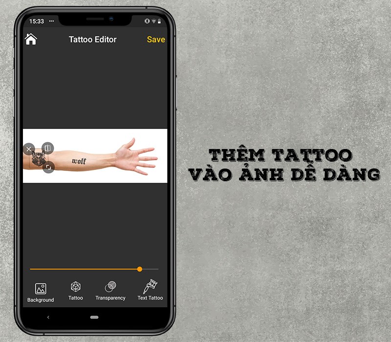 Ghép hình xăm vào ảnh: Tạo Tattoo trên ảnh