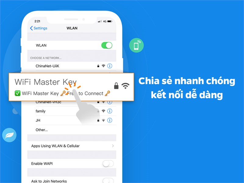 WiFi Master - by WiFi.com: Kết nối Wifi miễn phí không cần mật khẩu