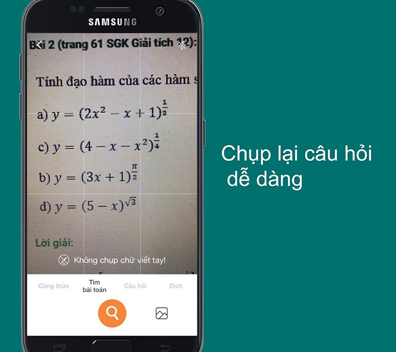 QANDA -  Ứng dụng giải toán lớp 1-12, nhờ gia sư giải