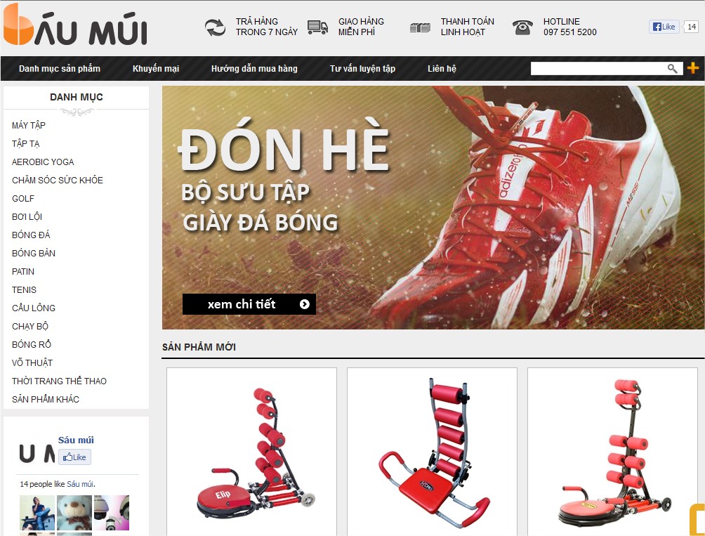 Thiết Kế Website Thể Thao Chuyên Nghiệp