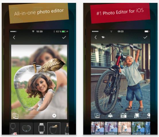 Phần mềm cắt, ghép, chế ảnh đơn giản trên Android và iPhone