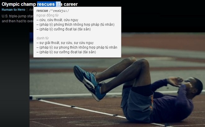 Trình duyệt made in VN có thêm tính năng hỗ trợ đọc tiếng Anh?