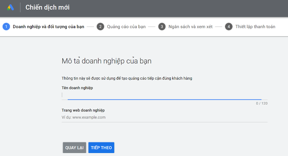 Cách chạy quảng cáo Google hướng dẫn chi tiết từng bước?