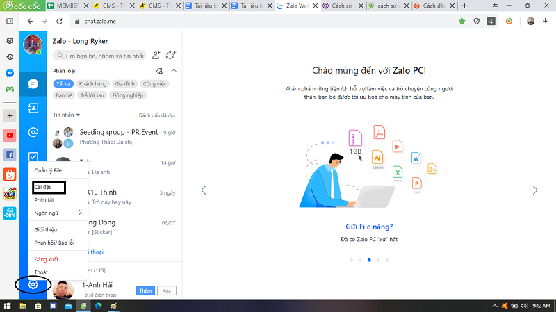 Hướng dẫn đăng nhập Zalo Web trên máy tính mới nhất