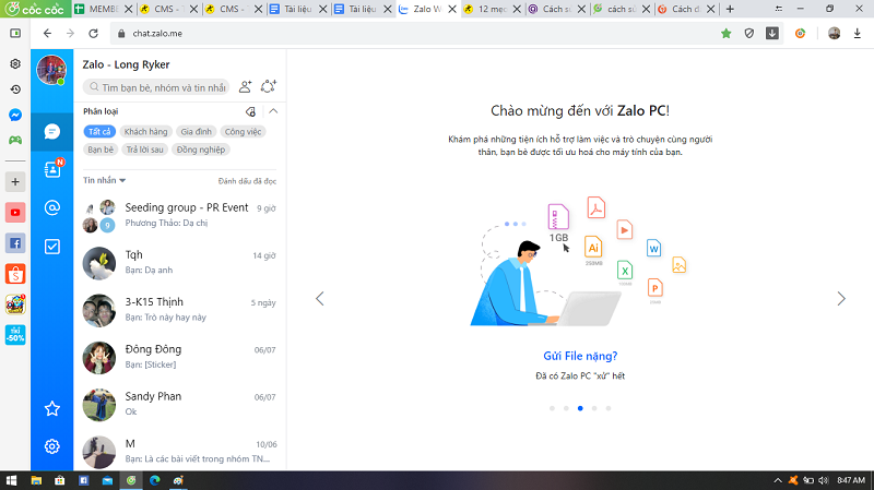 Hướng dẫn đăng nhập Zalo Web trên máy tính mới nhất