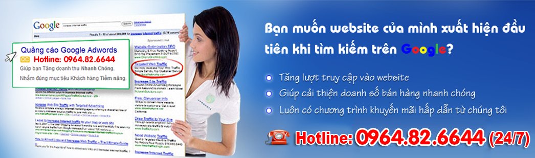 Quảng cáo Google Web thuê xe tự lái - VietAdsGroup.Vn