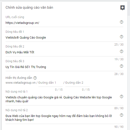 Cách biên soạn lời quảng cáo Google Ads tốt?