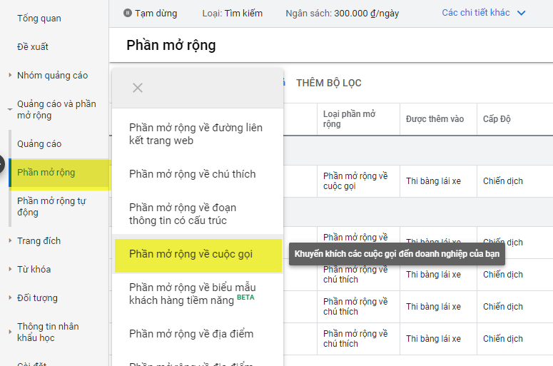 Tiện Ích Mở Rộng Quảng Cáo Google Website nha khoa