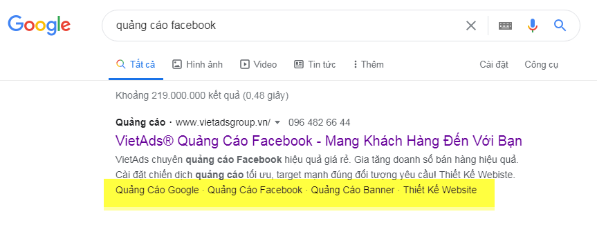 Tiện Ích Mở Rộng Quảng Cáo Google Website nha khoa