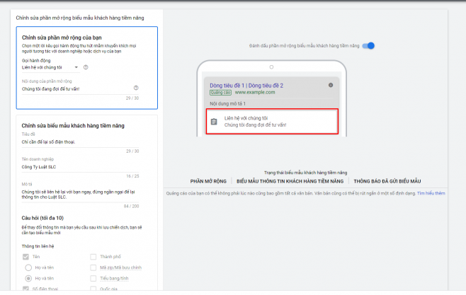 Tiện Ích Mở Rộng Quảng Cáo Google Website nha khoa
